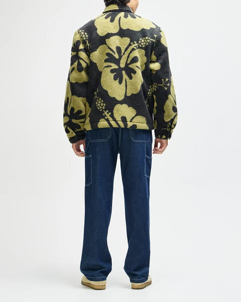 Deus Ex Machina Oahu Sherpa jacket - Anthracite Grey