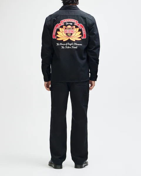 Deus Ex Machina Sacred Chest L/S Shirt - Black