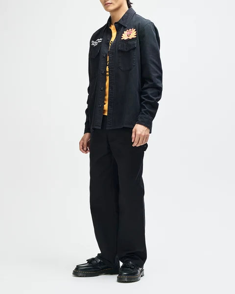 Deus Ex Machina Sacred Chest L/S Shirt - Black