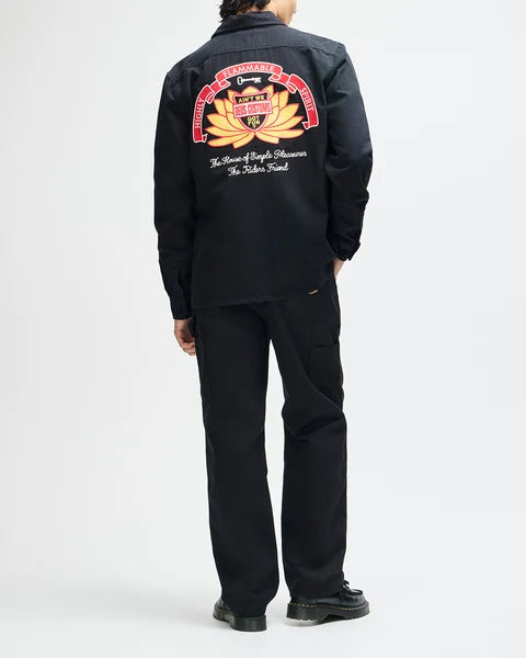 Deus Ex Machina Sacred Chest L/S Shirt - Black