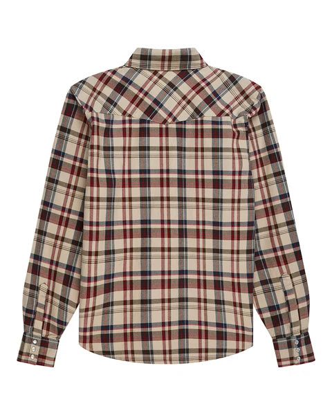 Deua Ex Machina Reality Wreckers Check L/S Shirt - Natural Check