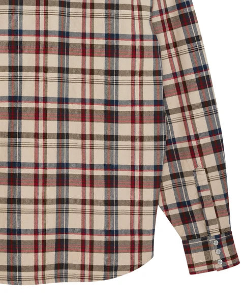 Deua Ex Machina Reality Wreckers Check L/S Shirt - Natural Check