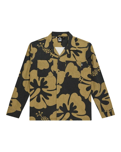 Deus Ex Machina Oahu L/S Shirt - Anthracite Grey