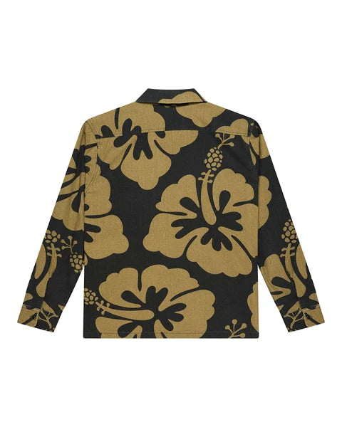 Deus Ex Machina Oahu L/S Shirt - Anthracite Grey