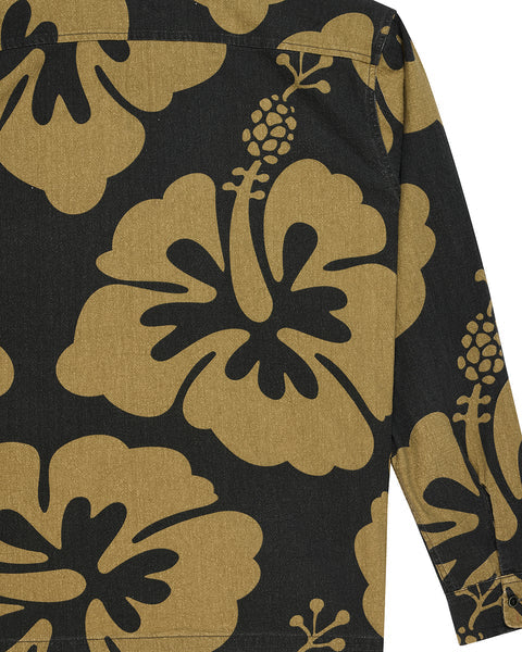 Deus Ex Machina Oahu L/S Shirt - Anthracite Grey