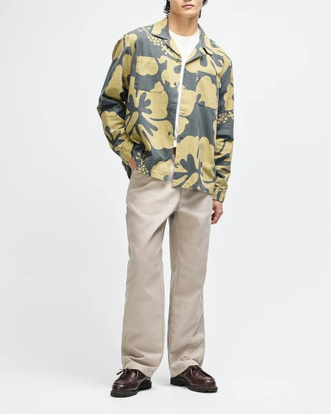 Deus Ex Machina Oahu L/S Shirt - Anthracite Grey