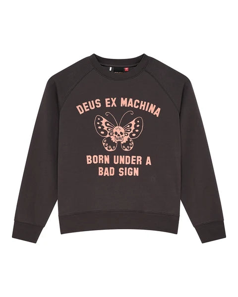 Deus Ex Machina Bad Sign Crew - Anthracite Grey