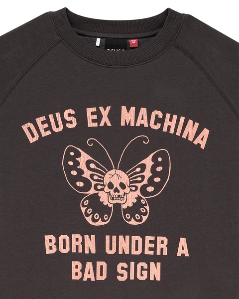 Deus Ex Machina Bad Sign Crew - Anthracite Grey