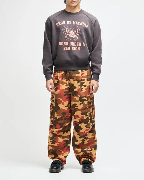 Deus Ex Machina Bad Sign Crew - Anthracite Grey