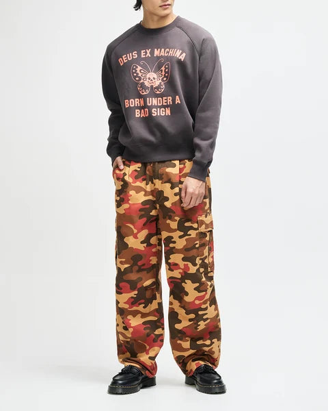 Deus Ex Machina Bad Sign Crew - Anthracite Grey