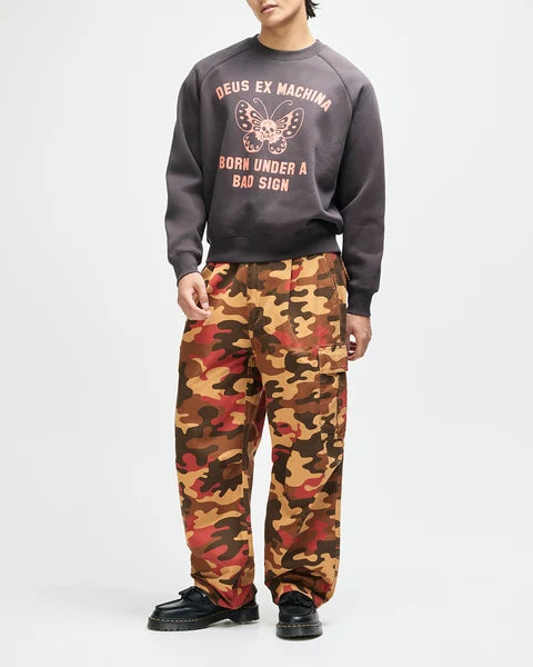 Deus Ex Machina Bad Sign Crew - Anthracite Grey