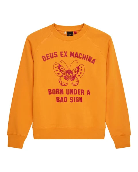 Deus Ex Machina Bad Sign Crew - Radiant Yellow