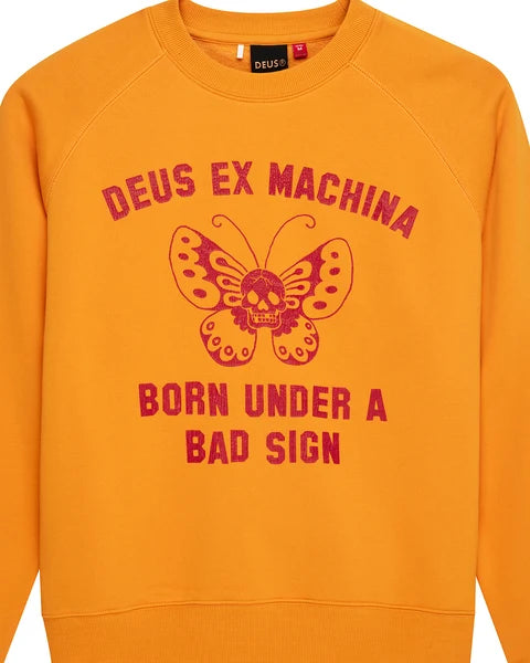 Deus Ex Machina Bad Sign Crew - Radiant Yellow