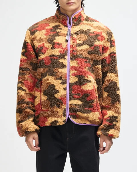 Deus Ex Machina Owen Reversible Fleece - Camo Noir