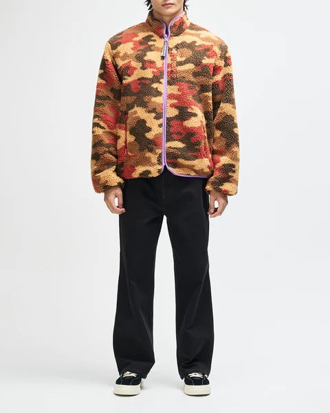 Deus Ex Machina Owen Reversible Fleece - Camo Noir