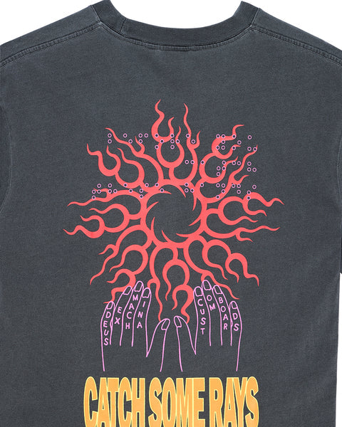 Deus Ex Machina Catchin Rays Tee - Anthracite Grey