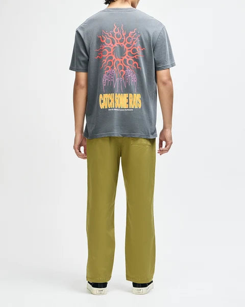 Deus Ex Machina Catchin Rays Tee - Anthracite Grey