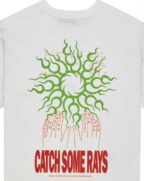 Deus Ex Machina Catchin Rays Tee - Vintage White