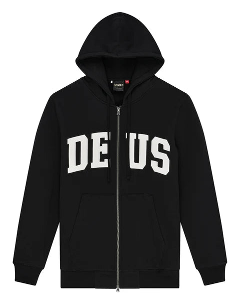 Deus Ex Machina Victory Lap Zip Hoodie - Black