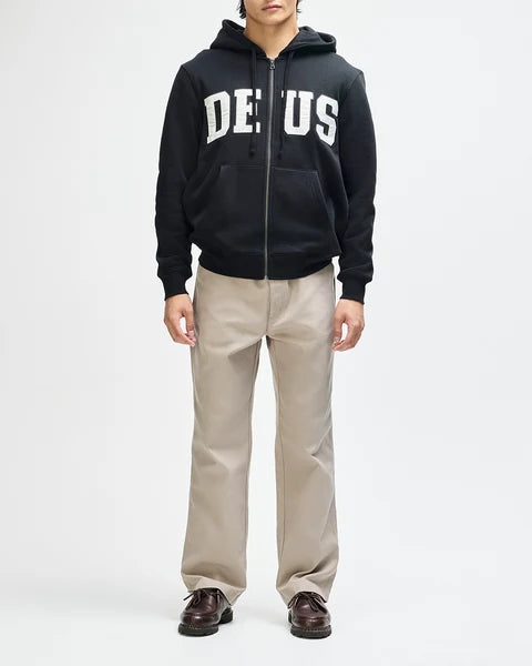 Deus Ex Machina Victory Lap Zip Hoodie - Black
