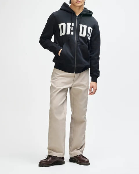Deus Ex Machina Victory Lap Zip Hoodie - Black