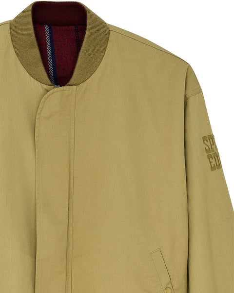 Deus Ex Machina Pendula Reversible Jacket - Willow Green/Blanket Red