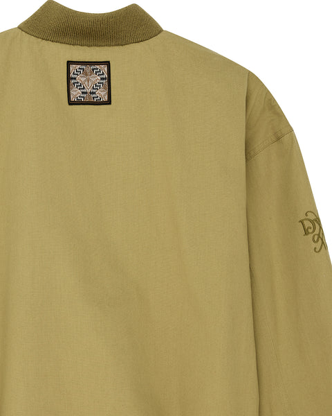 Deus Ex Machina Pendula Reversible Jacket - Willow Green/Blanket Red