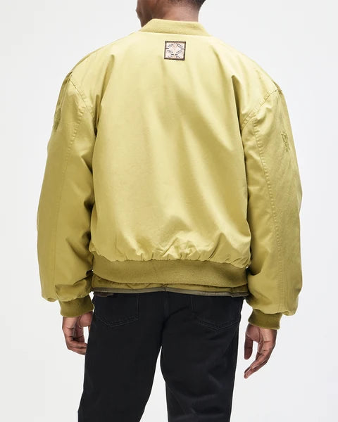 Deus Ex Machina Pendula Reversible Jacket - Willow Green/Blanket Red