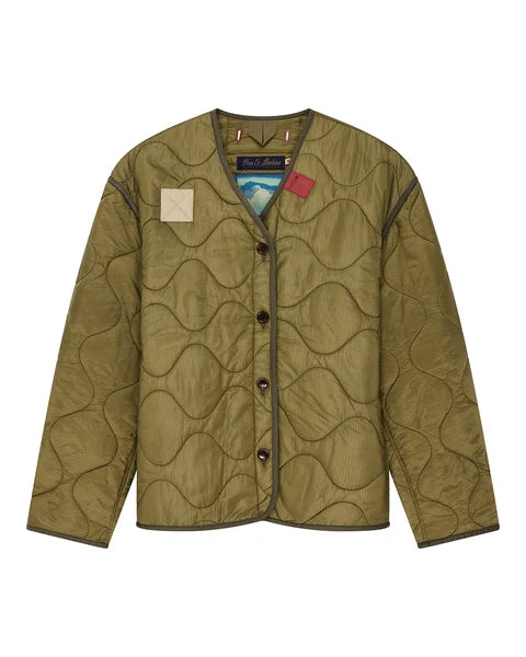 Deus Ex Machina First Flower Liner jacket - Olive Green