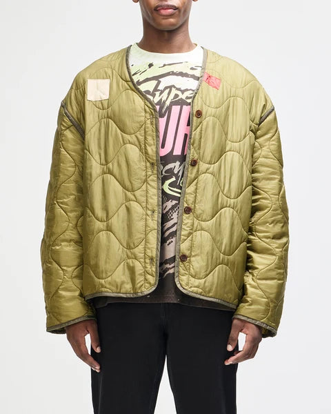 Deus Ex Machina First Flower Liner jacket - Olive Green