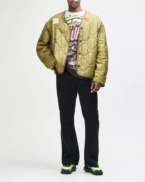 Deus Ex Machina First Flower Liner jacket - Olive Green