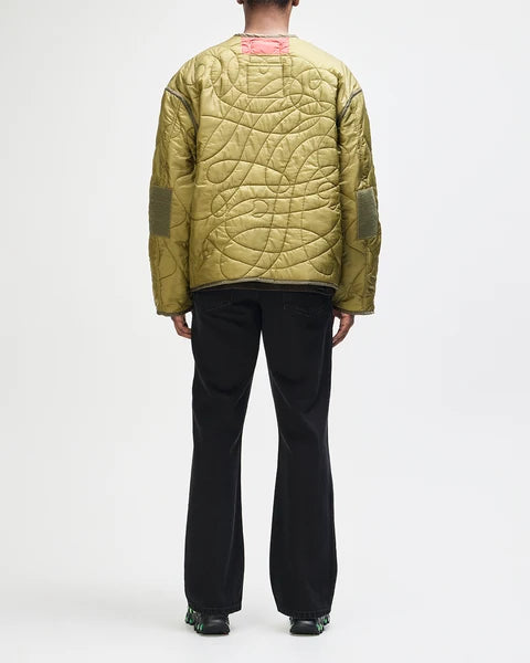 Deus Ex Machina First Flower Liner jacket - Olive Green