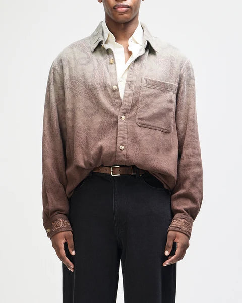 Deus Ex Machina Turiya L/S Shirt - Moss Green