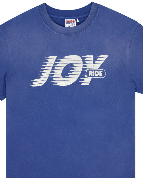 Deus Ex Machina Fast Times Tee - Limoge  Blue