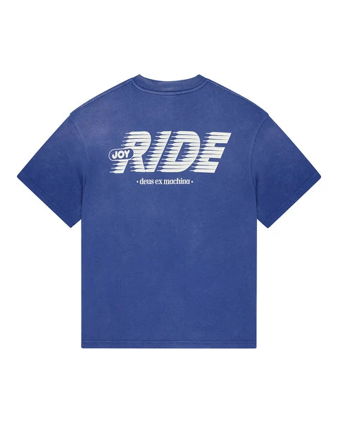 Deus Ex Machina Fast Times Tee - Limoge  Blue