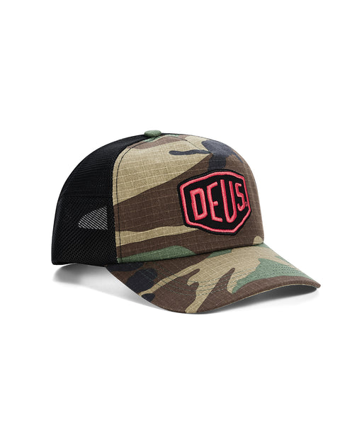 Deus Ex Machina Paris Camo Shield Cap - Camo