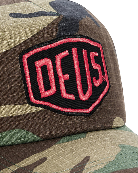 Deus Ex Machina Paris Camo Shield Cap - Camo