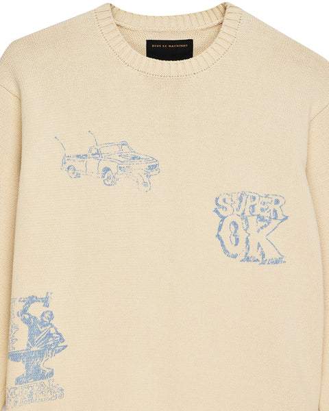 Deus Ex Machina Everywhere Knit - Cream