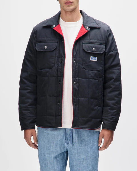 Deus ex Machina Maxwell Waxed Overshirt - Black
