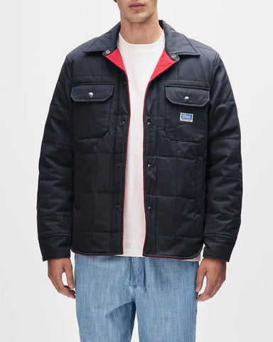 Deus ex Machina Maxwell Waxed Overshirt - Black