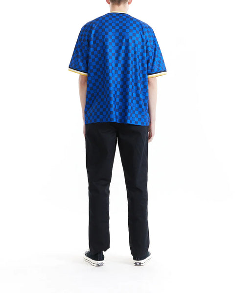 Deus Ex Machina Showroom Moto Jersey Tee - Lapis Blue