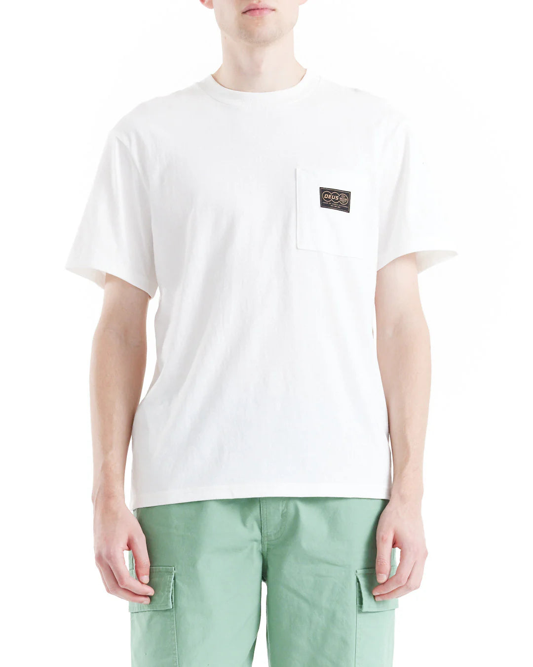 Deus Ex Machina Terrace Pocket Tee - Vintage White