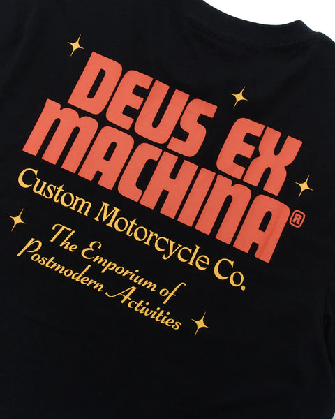Deus Ex Machina Drop Down Tee - Black