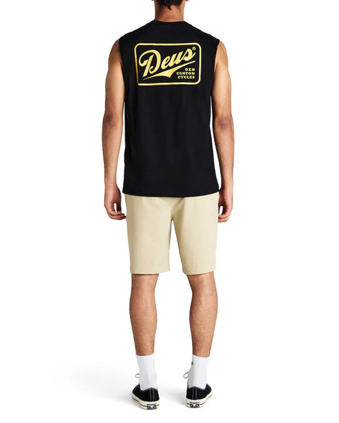 Deus Ex Machina Phase Muscle Vest - Black