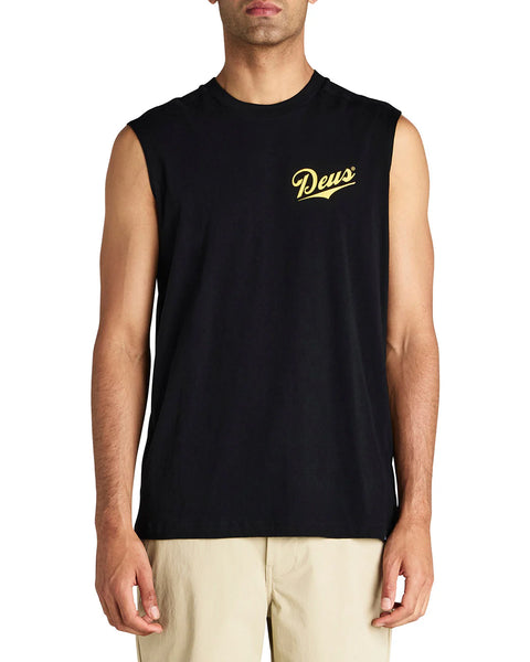 Deus Ex Machina Phase Muscle Vest - Black