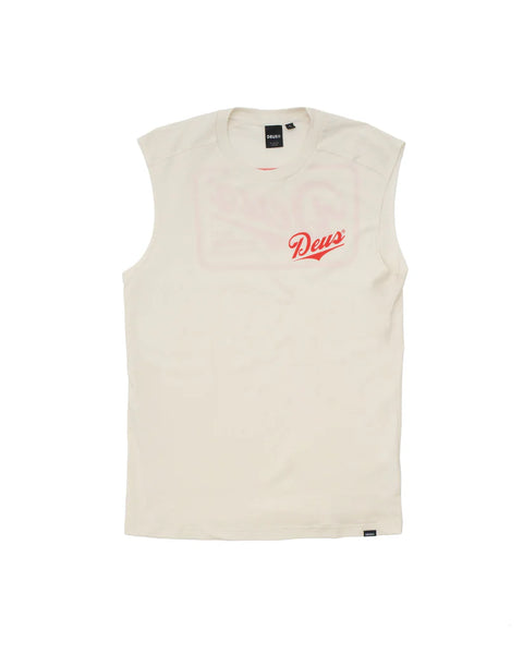 Deus Ex Machina Phase Muscle Vest - Dirty White