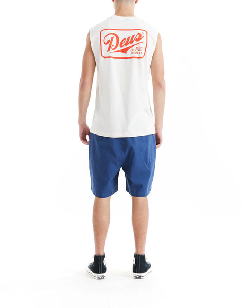 Deus Ex Machina Phase Muscle Vest - Dirty White