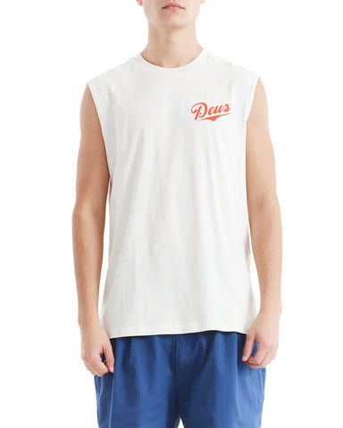 Deus Ex Machina Phase Muscle Vest - Dirty White
