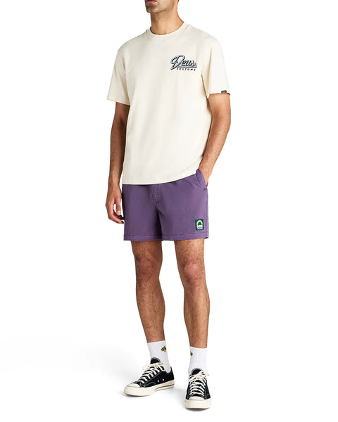 Deus Ex Machina Sandbar GD Swim Shorts - Navy/Cosmos