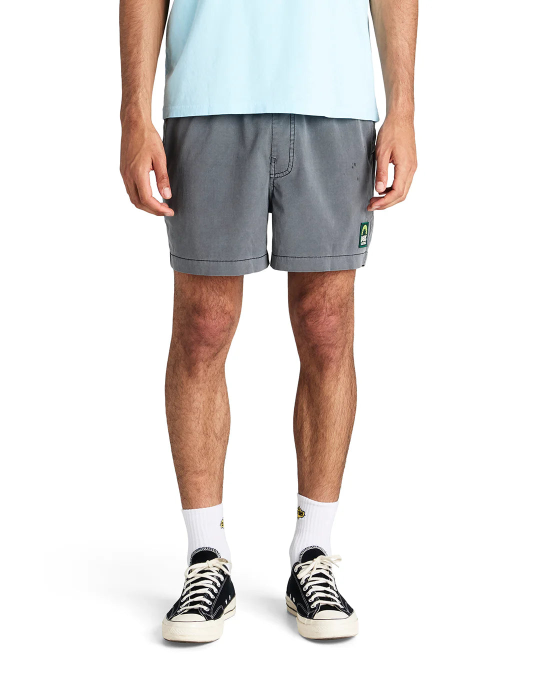 Deus Ex Machina Sandbar GD Swim Shorts - Anthracite